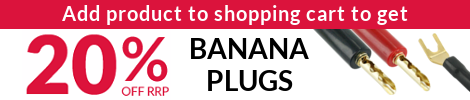 Add This product To Shopping Cart To Get 20% Off RRP Banana Plugs!