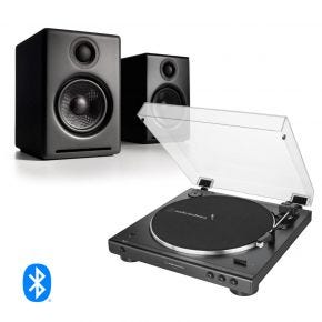 Audioengine + Audio-Technica Bluetooth Vinyl Package