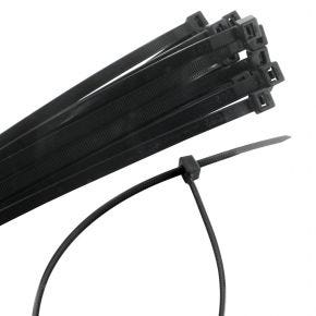 100pcs Cable Ties Zip Ties Black Nylon UV Stabilised