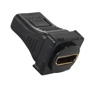Digitek HDMI Cable Terminal Connector For Custom Wall Plate / Black 05BC6BK