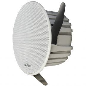 Krix Helix 6" Poly Cone In-Ceiling Single Speaker White