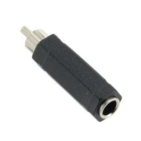 6.35mm Mono Socket to RCA Male Plug Audio Adaptor PJ1604
