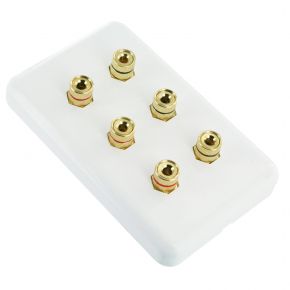 Wall Plate for 3 Speakers Flat-Packed FPWP1023 