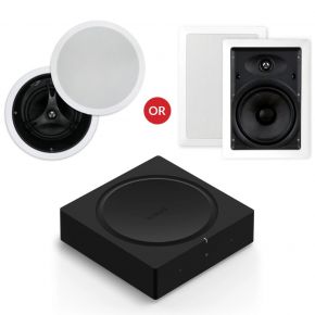 Sonos AMP + XD8205B In-Ceiling / In-Wall Speaker Pack