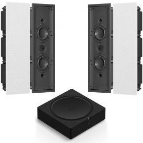 Sonos Amp Krix Symmetrix IW-50 Double Stereo Pack