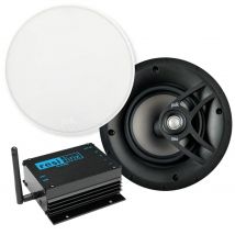 Polk In-Ceiling Speakers + Bluetooth Amp